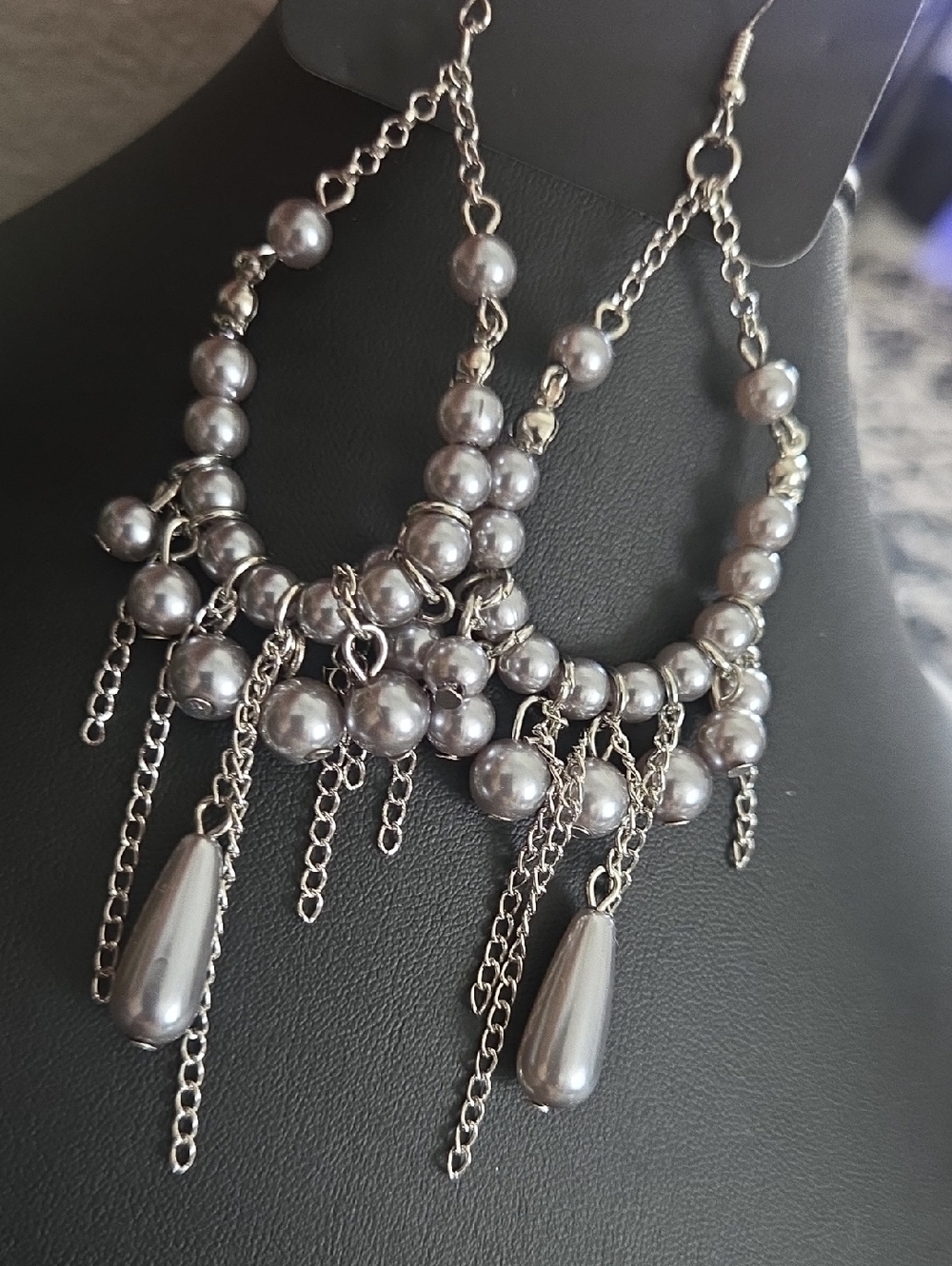 Paparazzi Party Planner Posh Silver Earrings NWT